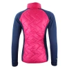 Coupon 😉 Ski Alpin Femme Peak Mountain Peak Mountain - Blouson Polar Shell Bi-mati�re Femme Acerbi-noir/fushia NOIR 🔔