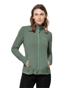 Meilleure vente 😀 Randonnee Pedestre Femme Jack Wolfskin Polaire Femme Jack Wolfskin Peak Grid VERT 🎁 -Columbia Shop 054e26e4eefe4f3e861141ad06f7790e