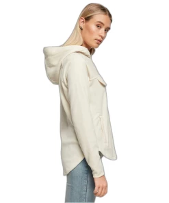 Budget ⌛ Mode- Lifestyle Femme Urban Classics Polaire À Capuche Femme Urban Classics BLANC ⌛ -Columbia Shop 054f7c9edecf447394716ba0100410a9 1