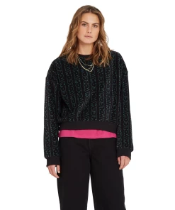 Vente flash 🎉 Sports Dhivers Femme Volcom Sweat Volcom Error 76 Crew Noir Femme NOIR 🔔 -Columbia Shop 11862dc068fa494c9495572e8aa9fe6a