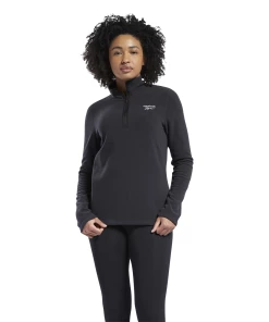 De gros 🎉 Randonnee Pedestre Femme Reebok Polaire Femme Reebok Outerwear Fleece Quarter-zip NOIR 👍 -Columbia Shop 11c225386bed4fafbd8773ad0a9da211