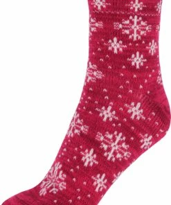 Acheter 😀 YAKTRAX CABIN 🧦 SOCKS RED STARS 💯