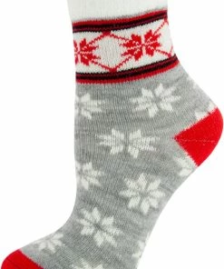 Budget ❤️ YAKTRAX CABIN 🧦 SOCKS W RED 🔥