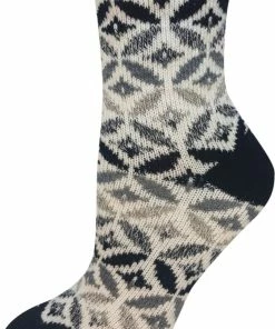 Promo ✔️ Chaussettes YAKTRAX CABIN 🧦 SOCKS BLACK/WW ✨