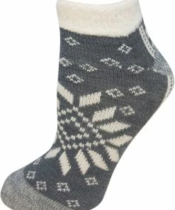 Sortie 🥰 Chaussettes YAKTRAX CABIN 🧦 SOCKS LOW CUT MGH/WHISPER WHITE 🔥