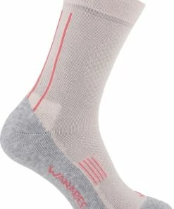 Promo 🌟 CHAUSSETTES HAUTES Randonnée Fille WANABEE TREKKING 200 X2 LD 🧨