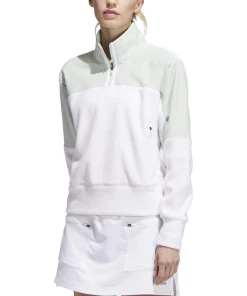 Acheter ⭐ Golf Femme Adidas Polaire 1/4 Zippé Femme Adidas BLANC ❤️ -Columbia Shop 172f71c7da4a43b292aab526369ea9ce