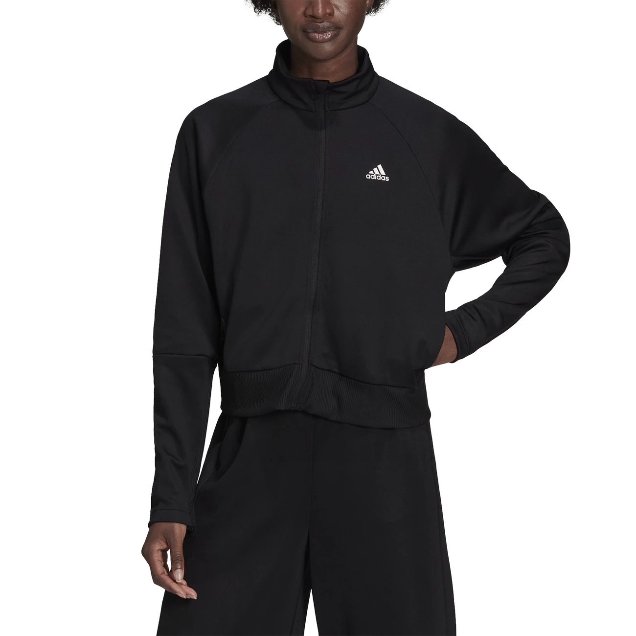 Remise 🔥 Mode- Lifestyle Femme Adidas Veste Femme Adidas X Zoe Saldana NOIR ❤️ 4 Remise 🔥 Mode- Lifestyle Femme Adidas Veste Femme Adidas X Zoe Saldana NOIR ❤️ – Image 2