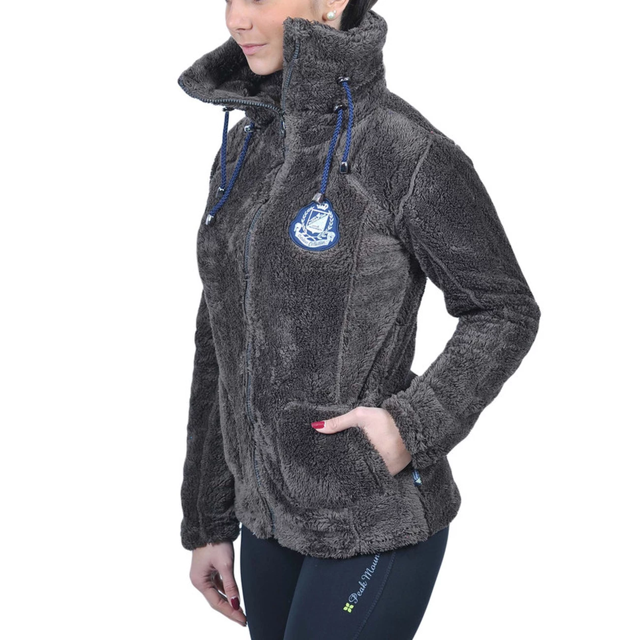 Acheter 🤩 Mode- Lifestyle Femme Peak Mountain Blouson Polaire Femme Asana MARRON ⭐ 7 Acheter 🤩 Mode- Lifestyle Femme Peak Mountain Blouson Polaire Femme Asana MARRON ⭐ – Image 5