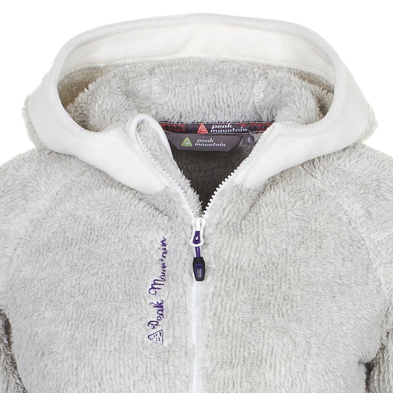 Meilleure vente ⭐ Ski Alpin Femme Peak Mountain Peak Mountain - Blouson Polaire Femme Almeria-blanc BLANC 👏 3 Meilleure vente ⭐ Ski Alpin Femme Peak Mountain Peak Mountain - Blouson Polaire Femme Almeria-blanc BLANC 👏