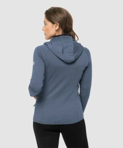 Sortie 😀 Randonnee Pedestre Femme Jack Wolfskin Polaire Femme Jack Wolfskin Crossing Peak BLEU 😉 -Columbia Shop 21c69e234ee04c1f984a7ef76f229aa6