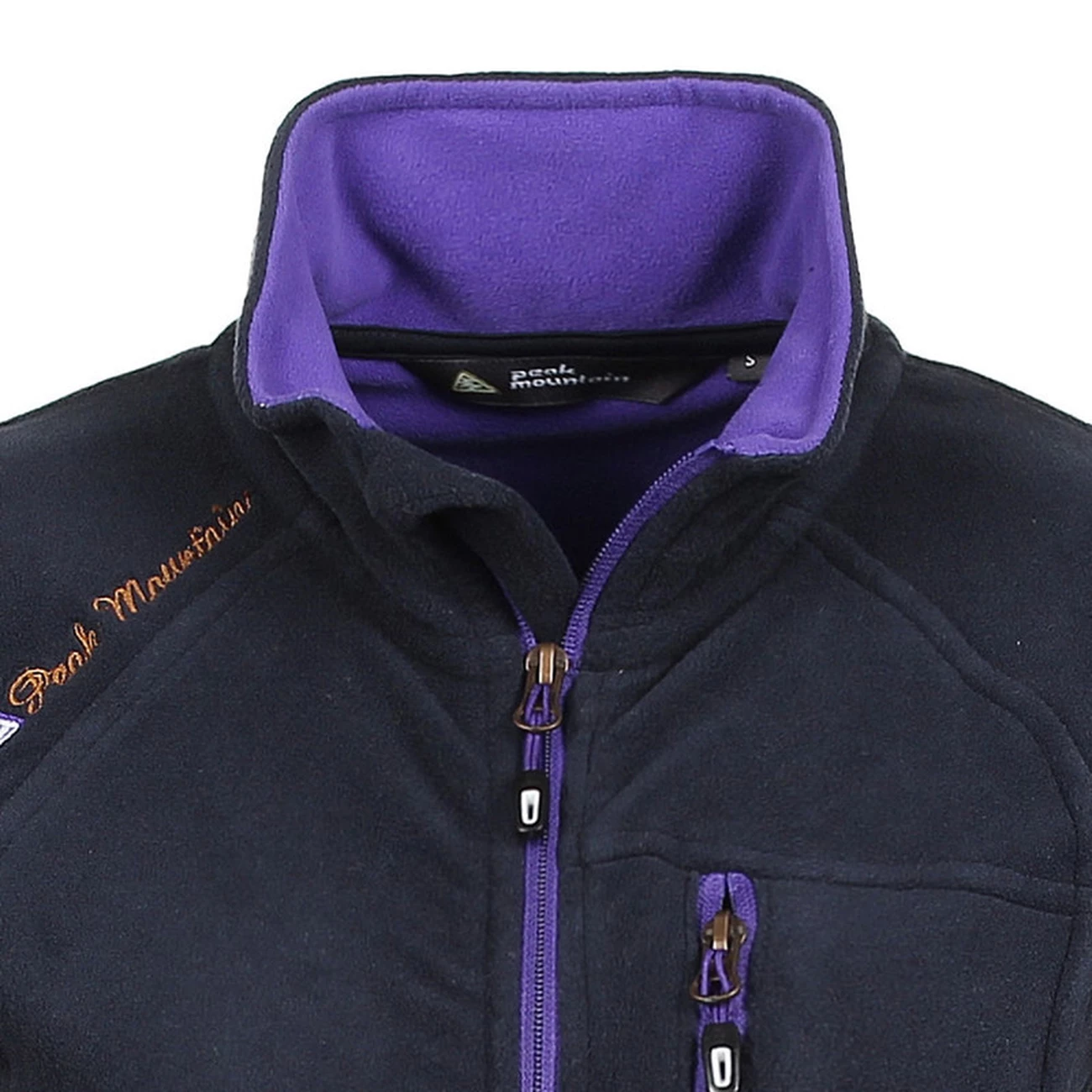 De gros 😀 Mode- Lifestyle Femme Peak Mountain Blouson Polaire Femme Acalon BLEU 💯 6 De gros 😀 Mode- Lifestyle Femme Peak Mountain Blouson Polaire Femme Acalon BLEU 💯 – Image 4