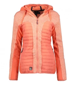 Tout neuf 🌟 Mode Femme Geographical Norway Veste Polaire Corail Femme Geographical Norway Taqueuse ORANGE 🔥