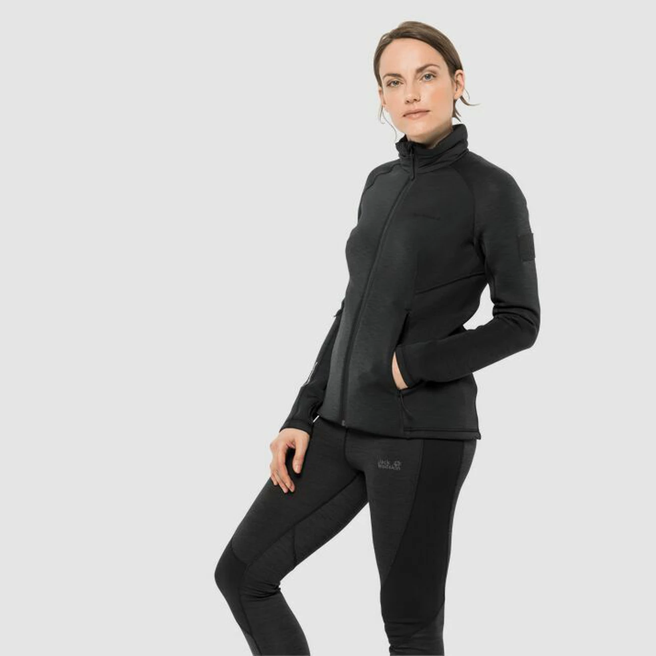 Bon marché ⭐ Randonnee Pedestre Femme Jack Wolfskin Polaire Femme Jack Wolfskin Athletic Collar Midlayer NOIR 😀 3 Bon marché ⭐ Randonnee Pedestre Femme Jack Wolfskin Polaire Femme Jack Wolfskin Athletic Collar Midlayer NOIR 😀