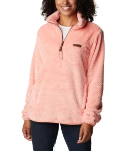 Vente flash 🔔 Randonnee Pedestre Femme Columbia Polaire Femme Columbia Fire Side™ Sherpa ROSE 🛒