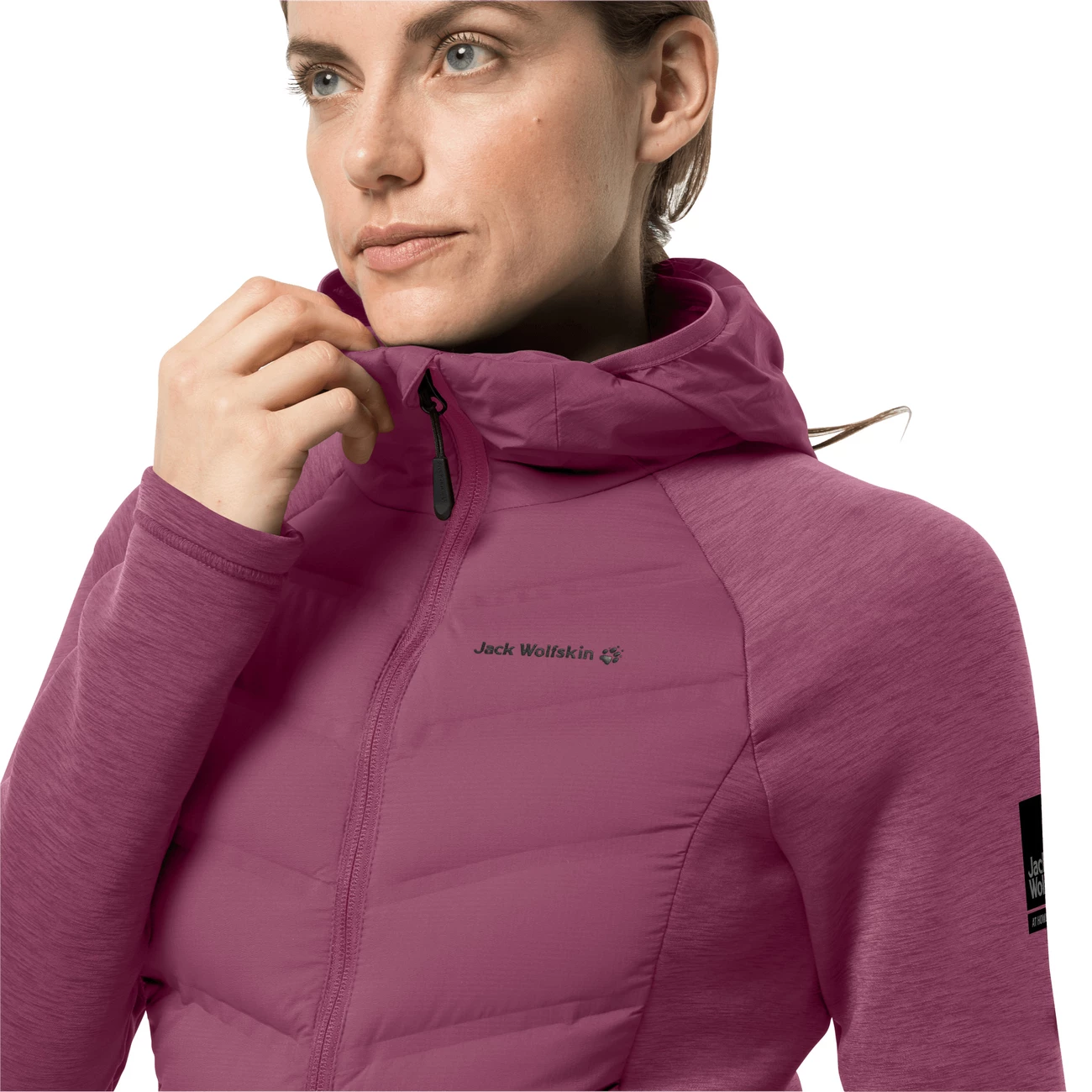 Meilleure vente ???? Randonnee Pedestre Femme Jack Wolfskin Polaire Femme Jack Wolfskin Tasman VIOLET ???? 5 Meilleure vente ???? Randonnee Pedestre Femme Jack Wolfskin Polaire Femme Jack Wolfskin Tasman VIOLET ???? – Image 3