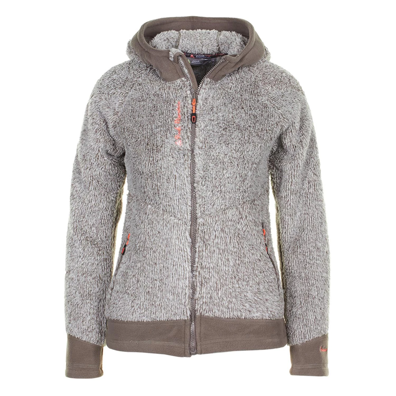 Remise ⌛ Ski Alpin Femme Peak Mountain Peak Mountain - Blouson Polaire Femme Almeria-gris MARRON 🎁 3 Remise ⌛ Ski Alpin Femme Peak Mountain Peak Mountain - Blouson Polaire Femme Almeria-gris MARRON 🎁