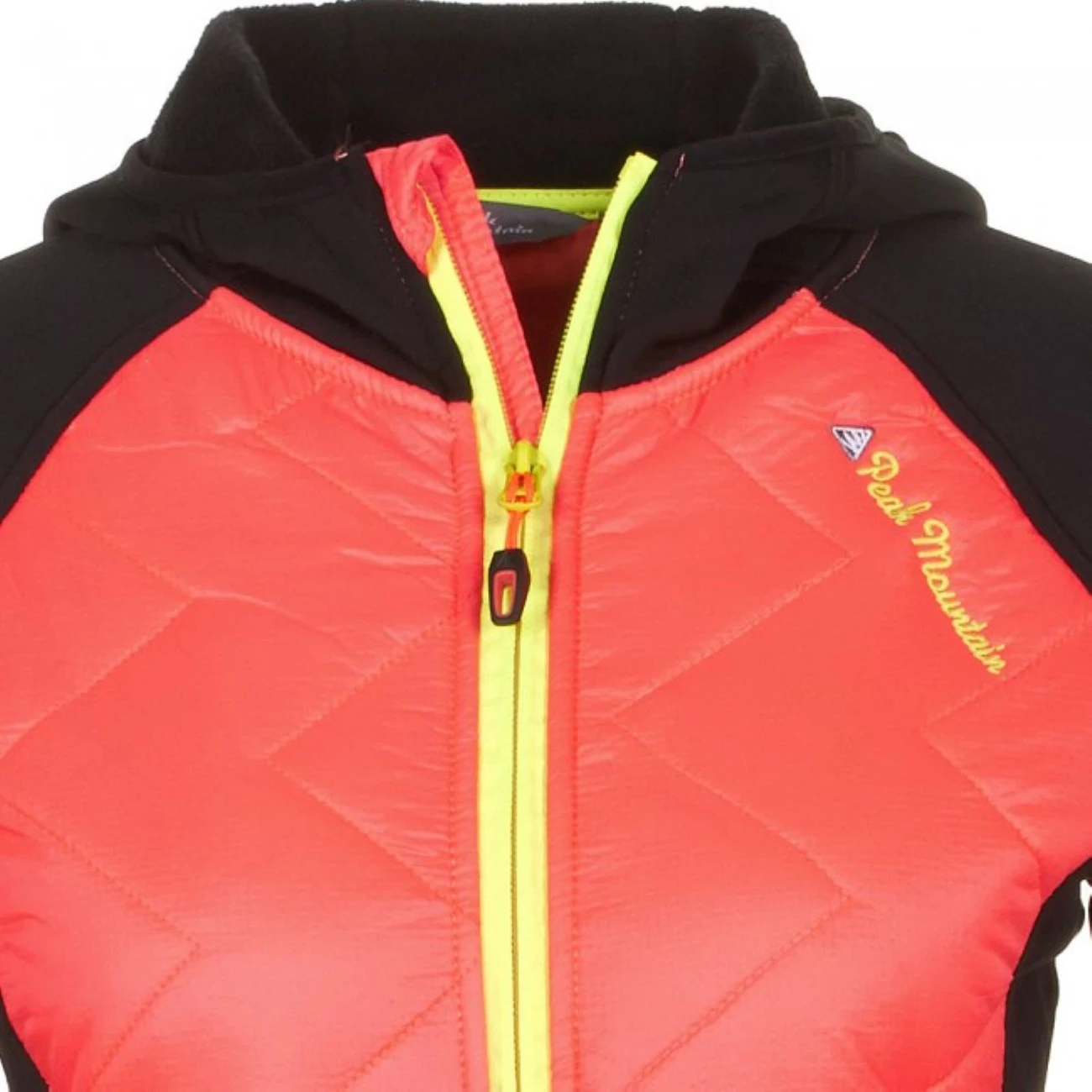 Offres ???? Ski Alpin Femme Peak Mountain Peak Mountain - Blouson Polar Shell Bi-mati�re Femme Acerla-orange/noir ORANGE ???? 4 Offres ???? Ski Alpin Femme Peak Mountain Peak Mountain - Blouson Polar Shell Bi-mati�re Femme Acerla-orange/noir ORANGE ???? – Image 2