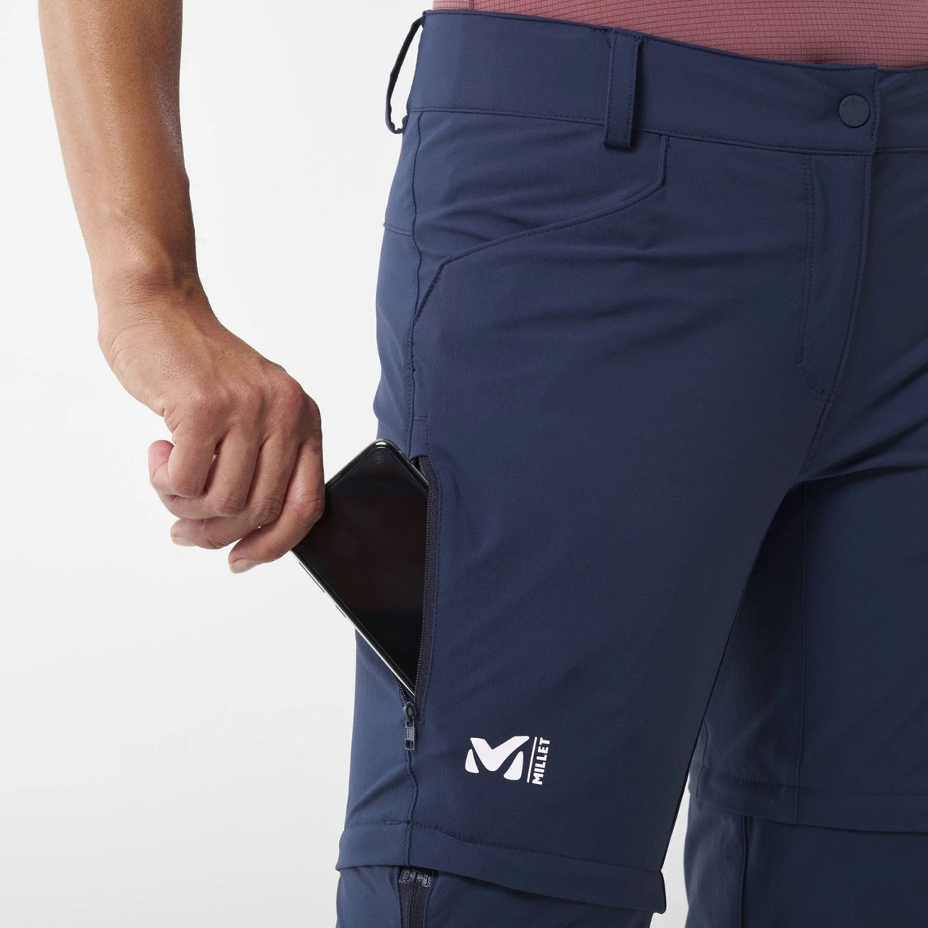 Nouveau 🔔 Randonnee Pedestre Femme Millet Pantalon Millet Trekker Zip Off Kelp Femme VERT 🔔 6 Nouveau 🔔 Randonnee Pedestre Femme Millet Pantalon Millet Trekker Zip Off Kelp Femme VERT 🔔 – Image 4