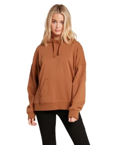 Meilleure vente 👍 Sports Dhivers Femme Volcom Sweat A Capuche Voclom Stone Heart Hoodie Marron Femme MARRON 🎉 -Columbia Shop 42c14bc2dbb542cf9ac2c49621964e95