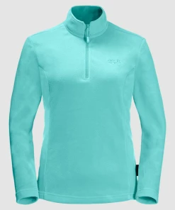 Budget 🔥 Randonnee Pedestre Femme Jack Wolfskin Polaire Femme Jack Wolfskin Gecko VERT 🤩