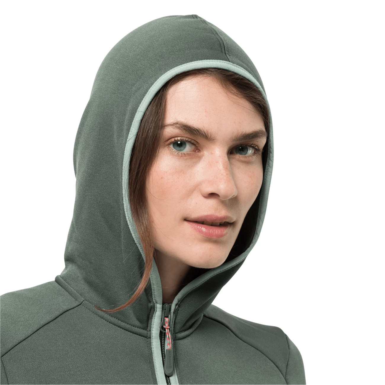 Sortie ✔️ Randonnee Pedestre Femme Jack Wolfskin Polaire Femme Jack Wolfskin Turbulence VERT ❤️ 8 Sortie ✔️ Randonnee Pedestre Femme Jack Wolfskin Polaire Femme Jack Wolfskin Turbulence VERT ❤️ – Image 6