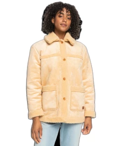 Sortie 👏 Mode- Lifestyle Femme Roxy Polaire Femme Roxy Change Of Heart BEIGE 🎉