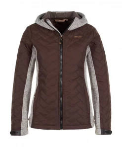 Nouveau 😀 Mode- Lifestyle Femme Peak Mountain Blouson Polaire Femme Ava GRIS 😉