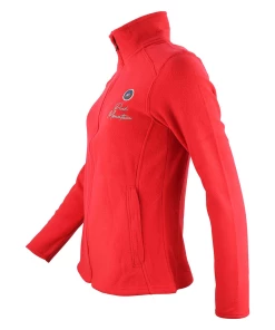 Sortie ✨ Mode- Lifestyle Femme Peak Mountain Blouson Polaire Femme Adaro ROUGE ⭐