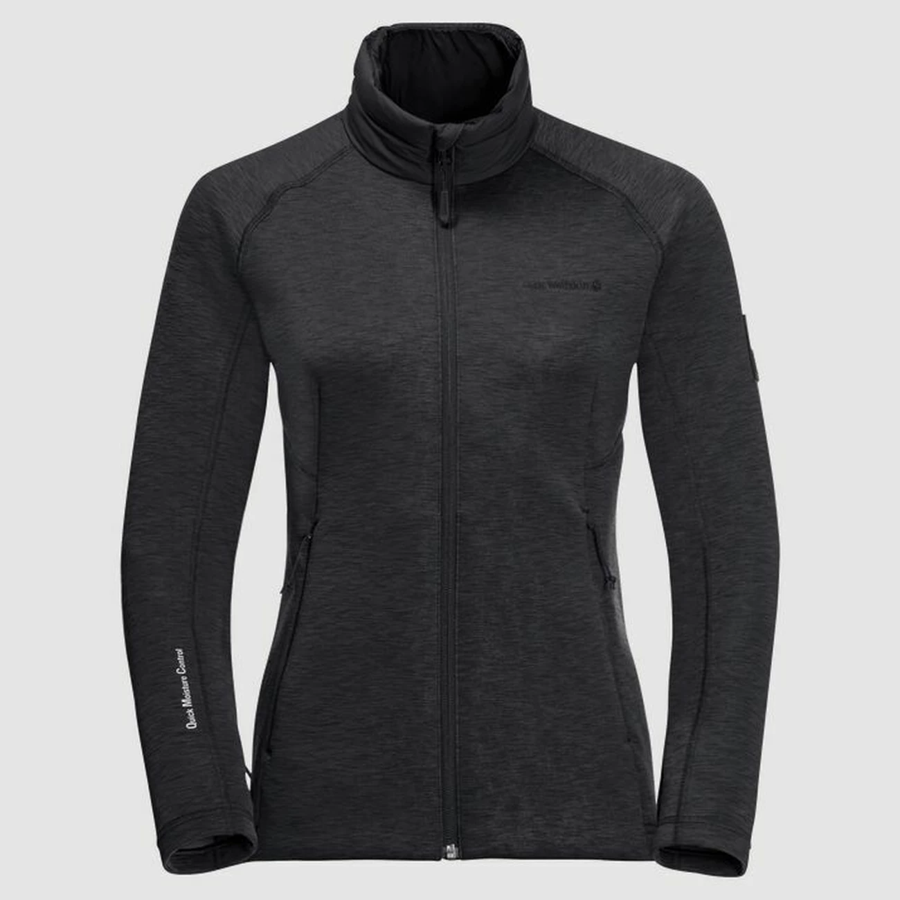 Bon marché ⭐ Randonnee Pedestre Femme Jack Wolfskin Polaire Femme Jack Wolfskin Athletic Collar Midlayer NOIR 😀 5 Bon marché ⭐ Randonnee Pedestre Femme Jack Wolfskin Polaire Femme Jack Wolfskin Athletic Collar Midlayer NOIR 😀 – Image 3