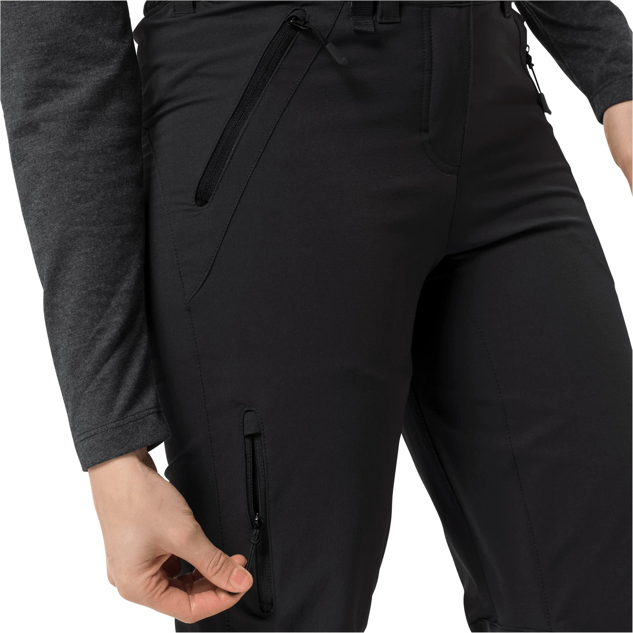 Coupon 🛒 Randonnee Pedestre Femme Jack Wolfskin Pantalon Femme Jack Wolfskin Activate Xt NOIR 😉 5 Coupon 🛒 Randonnee Pedestre Femme Jack Wolfskin Pantalon Femme Jack Wolfskin Activate Xt NOIR 😉 – Image 3