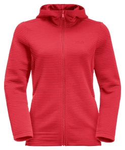 Grosses soldes 🎁 Mode- Lifestyle Femme Jack Wolfskin Polaire À Capuche Femme Jack Wolfskin Modesto ROUGE 🥰 -Columbia Shop 6d223771e334458eb7048abf19365292