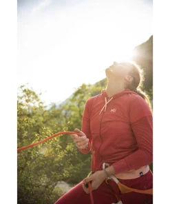 Budget ⭐ Escalade Femme Millet Loop Light Sweat Hoodie W ROUGE 🌟 -Columbia Shop 6d95cf2cba564a47894a5f4aa99aa5fe