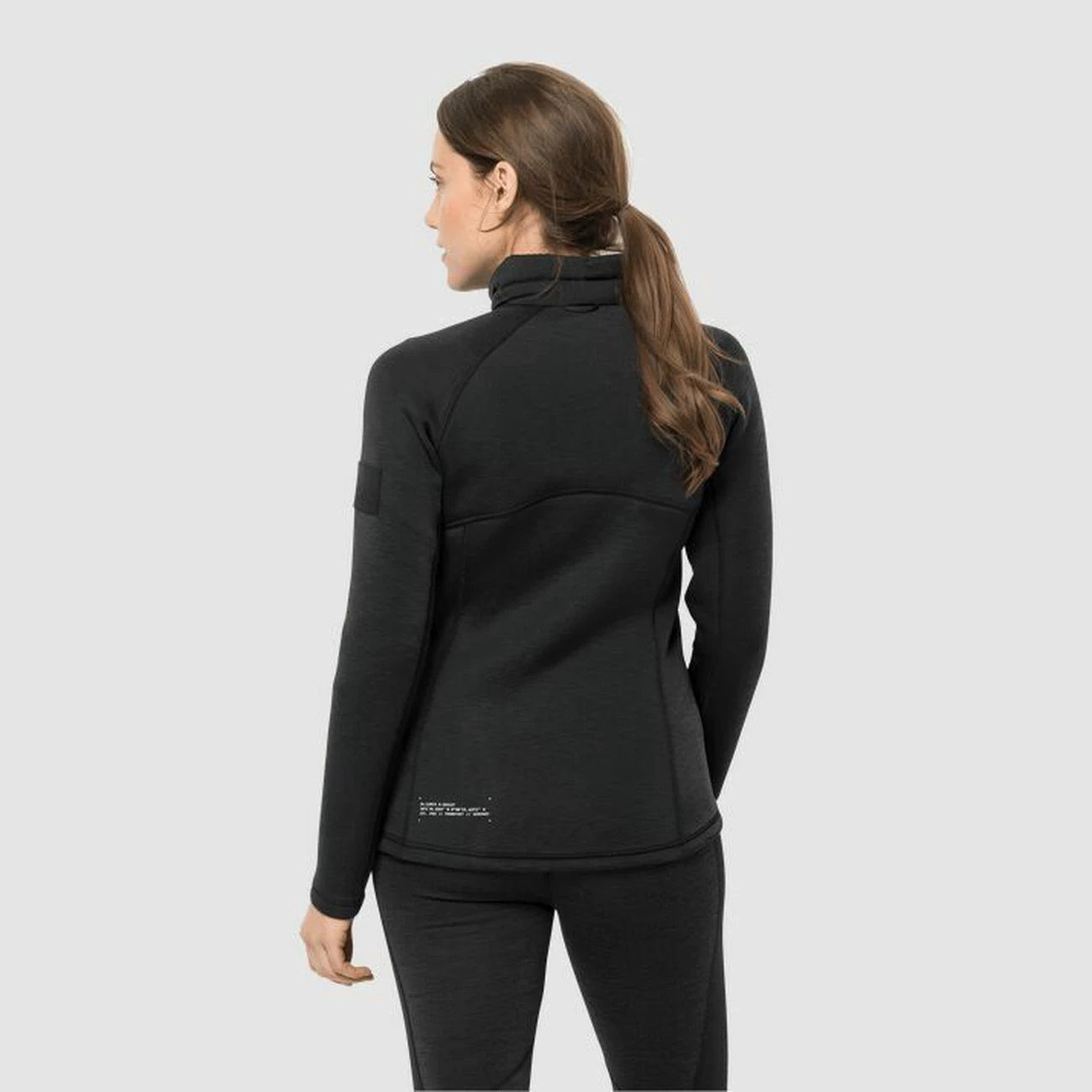 Bon marché ⭐ Randonnee Pedestre Femme Jack Wolfskin Polaire Femme Jack Wolfskin Athletic Collar Midlayer NOIR 😀 7 Bon marché ⭐ Randonnee Pedestre Femme Jack Wolfskin Polaire Femme Jack Wolfskin Athletic Collar Midlayer NOIR 😀 – Image 5