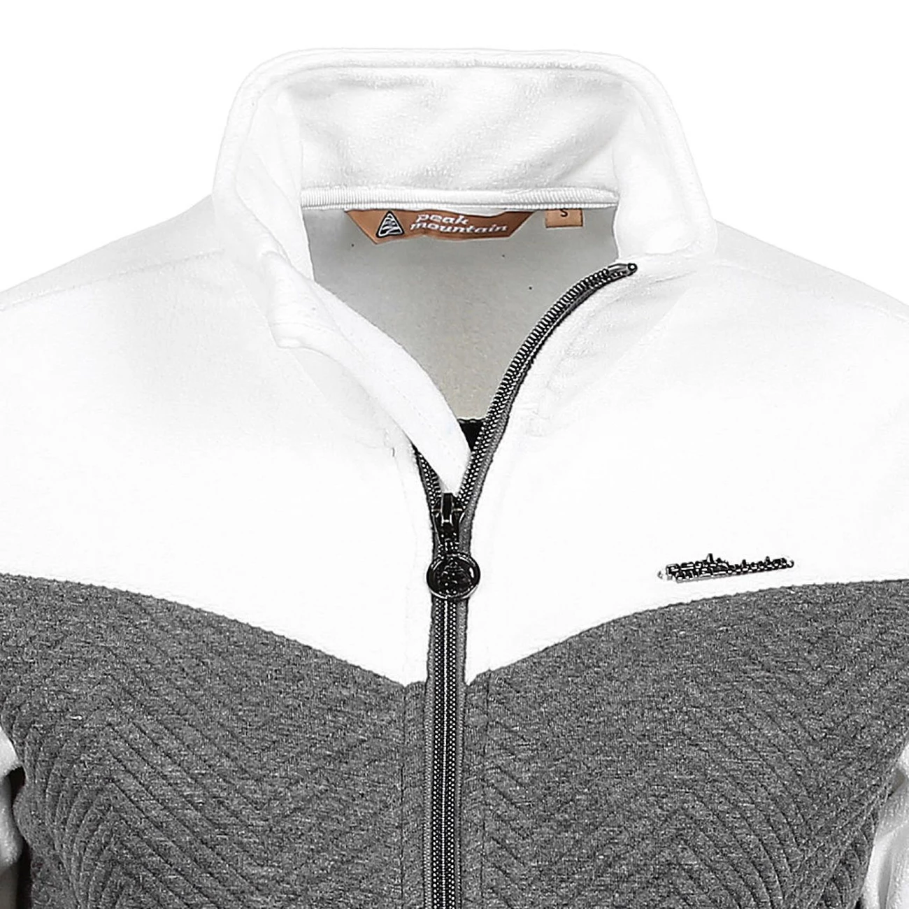 Remise ⭐ Ski Alpin Femme Peak Mountain Peak Mountain - Blouson Polaire Femme Achiffer-gris GRIS ❤️ 8 Remise ⭐ Ski Alpin Femme Peak Mountain Peak Mountain - Blouson Polaire Femme Achiffer-gris GRIS ❤️ – Image 6