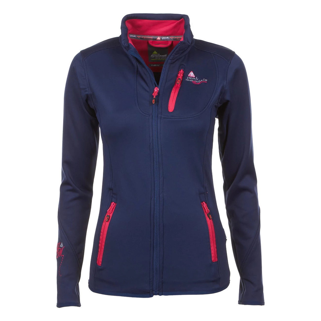 Le moins cher 🎉 Ski Alpin Femme Peak Mountain Peak Mountain - Blouson Polar Shell Femme Aynur-marine BLEU 😀 4 Le moins cher 🎉 Ski Alpin Femme Peak Mountain Peak Mountain - Blouson Polar Shell Femme Aynur-marine BLEU 😀 – Image 2