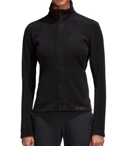 Vente flash 👍 Mode Femme Adidas Veste Polaire Noire Femme Adidas Tivid NOIR 🌟