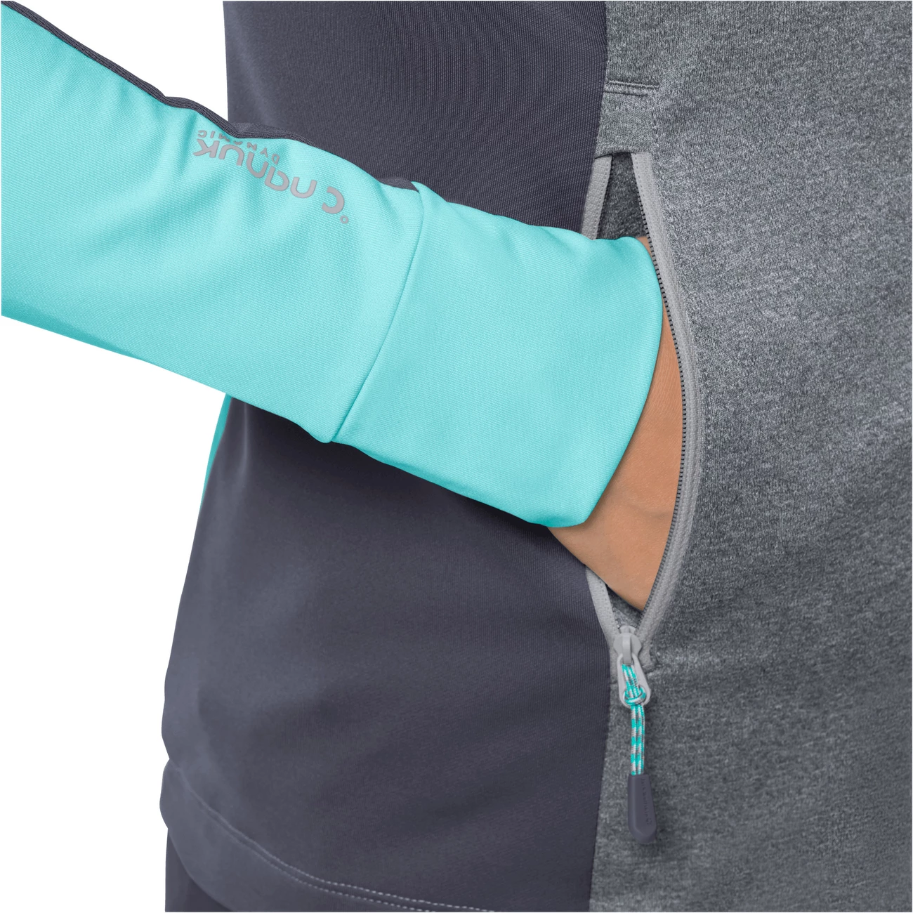 Remise ❤️ Randonnee Pedestre Femme Jack Wolfskin Polaire Femme Jack Wolfskin Milford Sky VERT ✔️ 5 Remise ❤️ Randonnee Pedestre Femme Jack Wolfskin Polaire Femme Jack Wolfskin Milford Sky VERT ✔️ – Image 3