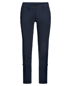 Sortie 🤩 Randonnee Pedestre Femme Jack Wolfskin Pantalon Femme Jack Wolfskin Desert Roll-up BLEU ⭐ -Columbia Shop 8602615ffa7549bf9c5675689a695e33