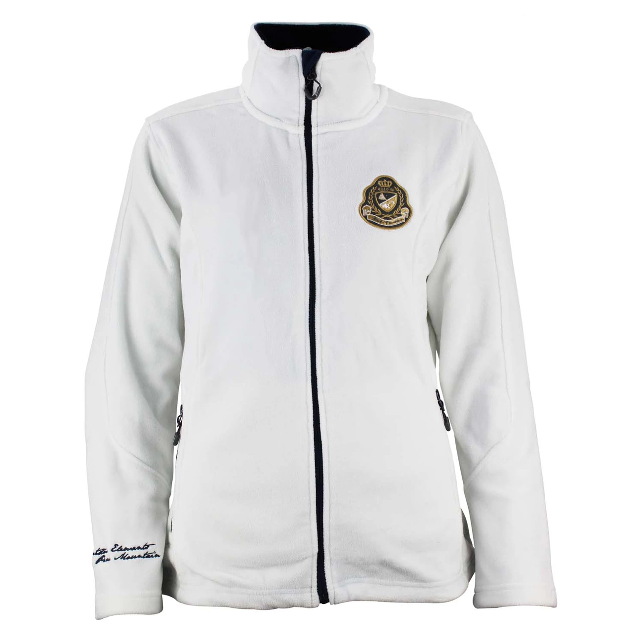 Budget ⌛ Mode- Lifestyle Femme Peak Mountain Blouson Polaire Femme Asak BLANC 🎁 4 Budget ⌛ Mode- Lifestyle Femme Peak Mountain Blouson Polaire Femme Asak BLANC 🎁 – Image 2