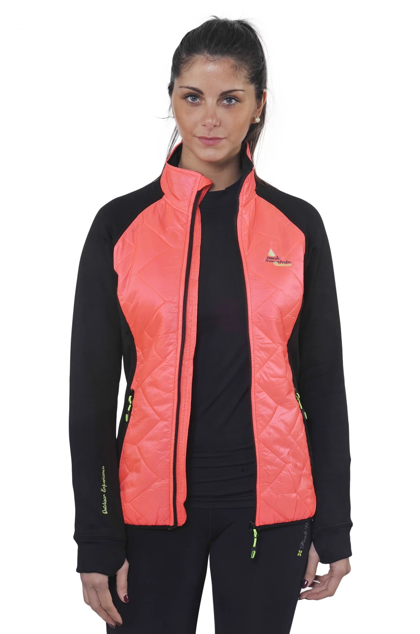 Top 10 ✨ Ski Alpin Femme Peak Mountain Peak Mountain - Blouson Polar Shell Bi-mati�re Femme Acerbi-noir/corail NOIR ???? 5 Top 10 ✨ Ski Alpin Femme Peak Mountain Peak Mountain - Blouson Polar Shell Bi-mati�re Femme Acerbi-noir/corail NOIR ???? – Image 3