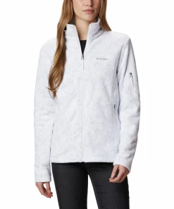 Tout neuf 🔥 Mode- Lifestyle Femme Columbia Veste Femme Columbia Fast Trek Printed BLANC 😉 -Columbia Shop 8c65e113063948e0804557cfcab06f56
