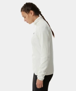 Meilleur prix 🛒 Mode- Lifestyle Femme The North Face Polaire À Zip Femme The North Face 100 glacier BLANC ❤️