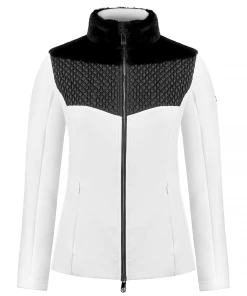 Promo 😍 Sports Dhivers Femme Poivre Blanc Veste Polaire Poivre Blanc 1600 Multico White Femme BLANC 👍 -Columbia Shop 8fa77b1980254afdb8394c1293437128