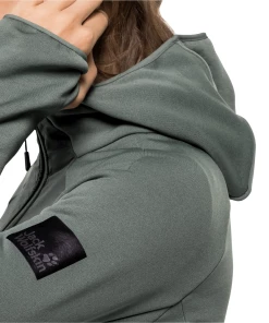 Bon marché ✔️ Randonnee Pedestre Femme Jack Wolfskin Polaire Femme Jack Wolfskin Tasman Hybrid Fz VERT 🎉 -Columbia Shop 90eda1e2b94343a3961f9816c47d6596