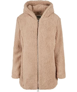 Bon marché 😀 Mode- Lifestyle Femme Urban Classics Polaire À Capuche Femme Urban Classics Sherpa MARRON ⭐ -Columbia Shop 93841feeb01041f6b476cead1e41698b