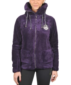 Promo ❤️ Mode- Lifestyle Femme Peak Mountain Blouson Polaire Femme Asana VIOLET 🧨
