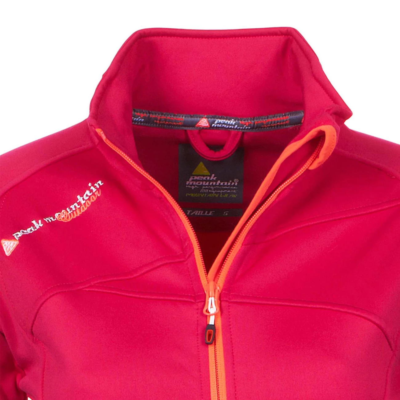 Nouveau 💯 Ski Alpin Femme Peak Mountain Peak Mountain - Blouson Polar Shell Femme Aclimate-fushia ROSE 😀 4 Nouveau 💯 Ski Alpin Femme Peak Mountain Peak Mountain - Blouson Polar Shell Femme Aclimate-fushia ROSE 😀 – Image 2