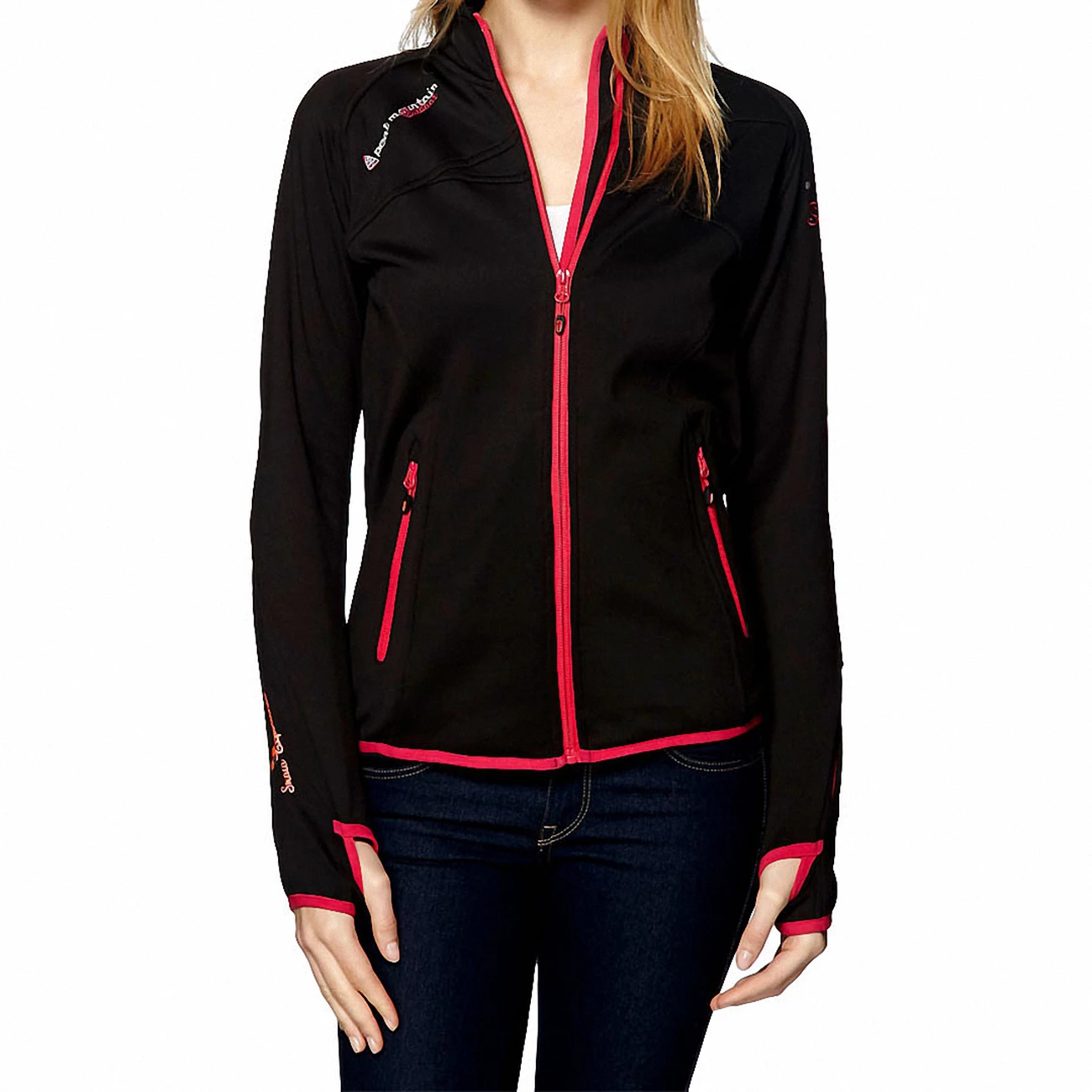 Meilleure affaire 🔥 Ski Alpin Femme Peak Mountain Peak Mountain - Blouson Polar Shell Femme Aclimate-noir NOIR 👍 4 Meilleure affaire 🔥 Ski Alpin Femme Peak Mountain Peak Mountain - Blouson Polar Shell Femme Aclimate-noir NOIR 👍 – Image 2