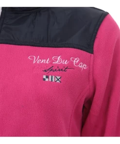 Remise ✨ Mode- Lifestyle Femme Vent Du Cap Blouson Polaire Femme Acortel ROSE 🌟